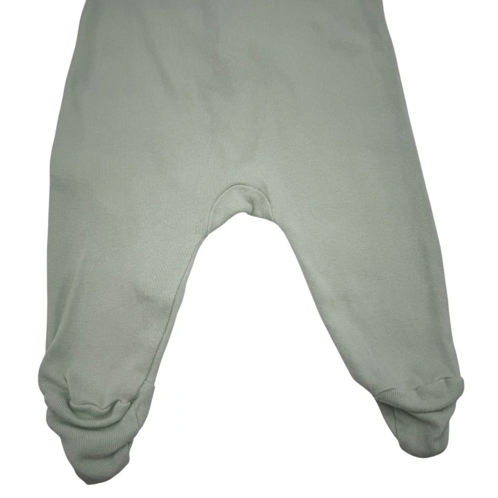 Old Navy Green Footie One Piece with Cozy Fabric
